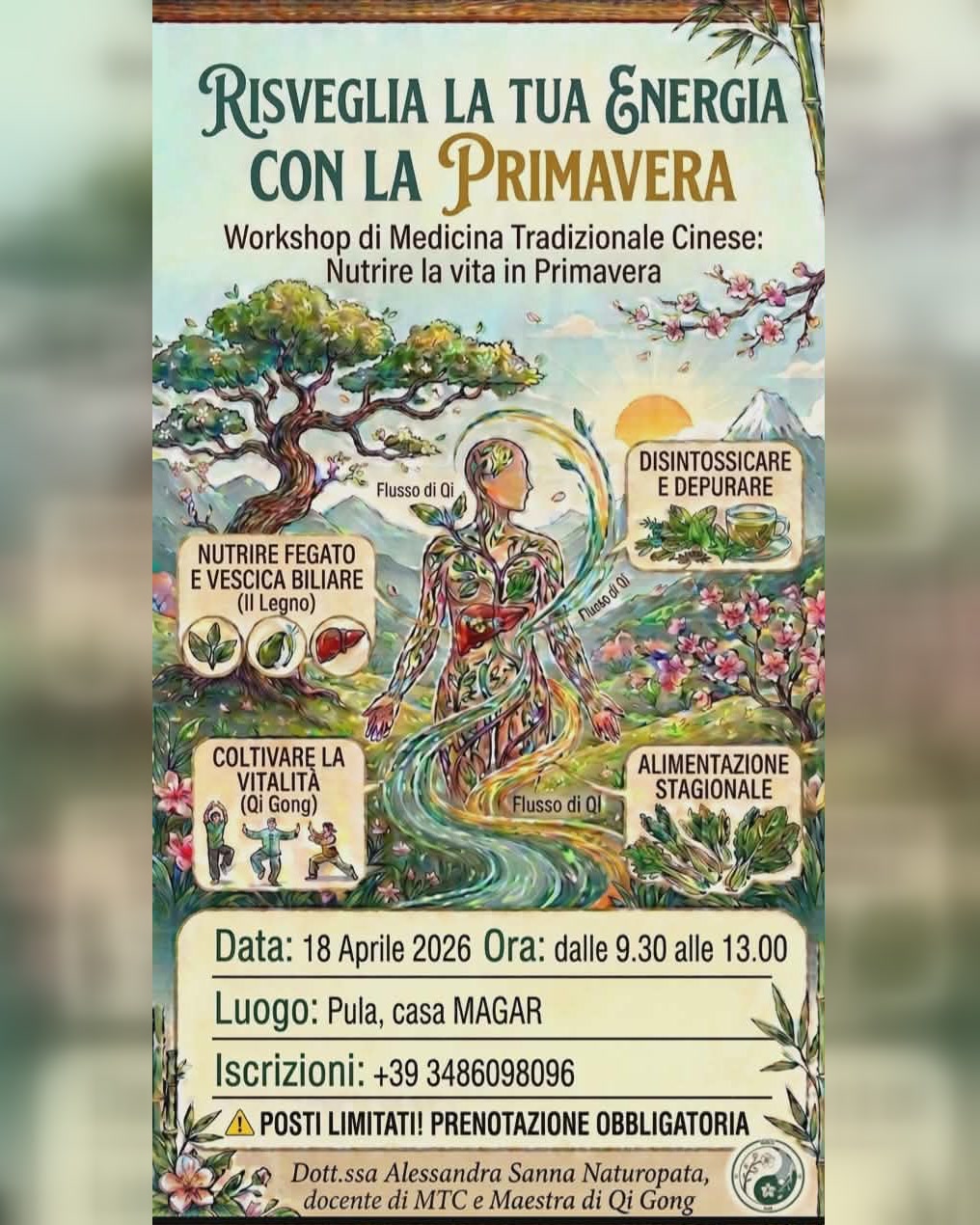 Risveglia la tua Energia con la PRIMAVERA Risveglia la tua Energia con la PRIMAVERA